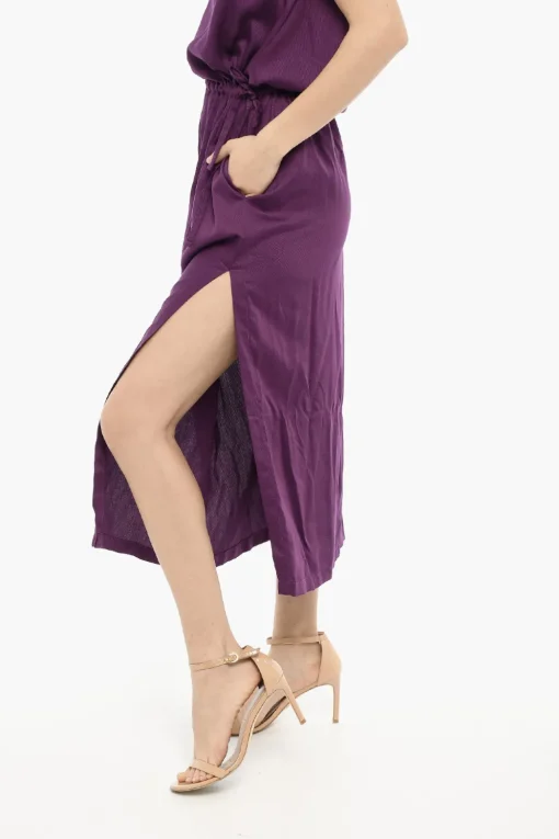 Maxi Dress in Twill a Tinta Unita>Woolrich Sale