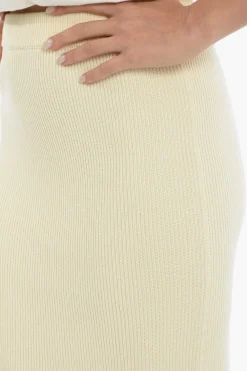 Maxi Gonna A Tubino JOANNE In Maglia con Spacco sul Retro></noscript>Samsoe Samsoe Hot