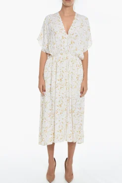 Maxi Vestito ANDINA Stampato Svasato>Samsoe Samsoe Clearance