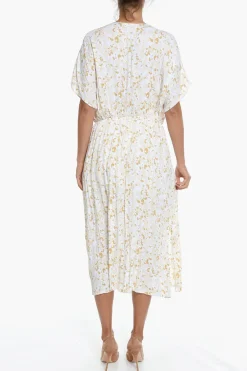 Maxi Vestito ANDINA Stampato Svasato>Samsoe Samsoe Clearance