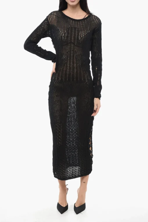Maxi Vestito NEMESIANO Traforato>Pinko Clearance