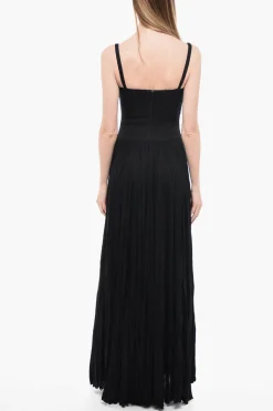 Maxidress in Denim con Gonna Sheer Drappeggiata>Giovanni Bedin Best