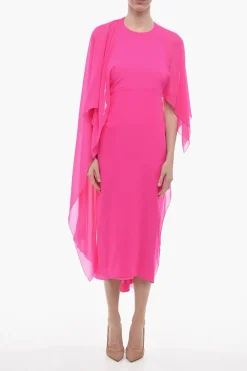 Maxidress in Seta COSIMA con Maniche a Pipistrello>Stephan Janson Online