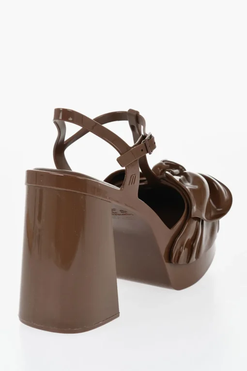 MELISSA Decollete' T-strap PARTY In Pvc con Tacco a Blocco 11cm>Viktor & Rolf Clearance