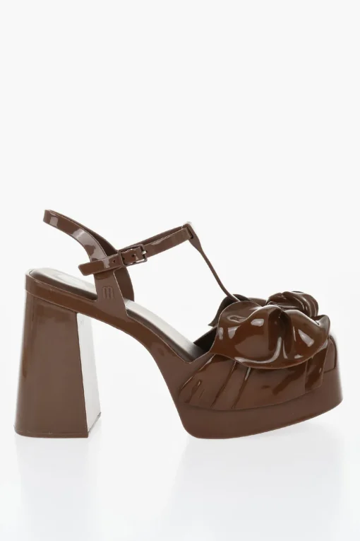 MELISSA Decollete' T-strap PARTY In Pvc con Tacco a Blocco 11cm>Viktor & Rolf Clearance