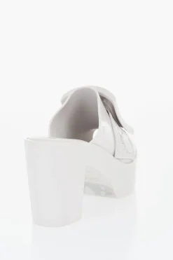 MELISSA Mules in Gomma BUCKLE UP con Maxi Fibbia 10cm>Viktor & Rolf Clearance