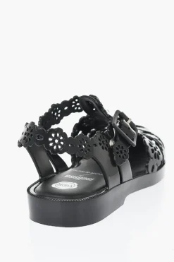 Hot MELISSA Sandali in Gomma BLOSSOM con Cinturino alla Caviglia Donna Ballerine|Scarpe Basse