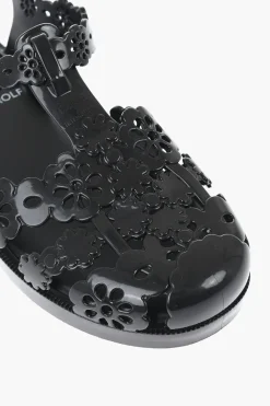 Hot MELISSA Sandali in Gomma BLOSSOM con Cinturino alla Caviglia Donna Ballerine|Scarpe Basse