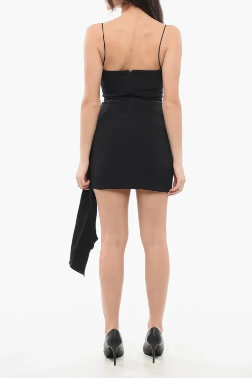 Best Mini Abito a Portafoglio con Dettaglio da Allacciare Donna Vestiti