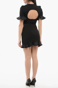 Mini Abito Cut Out con Ruches>David Koma Clearance