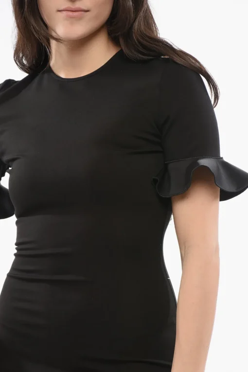 Mini Abito Cut Out con Ruches>David Koma Clearance