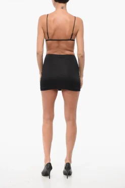 Mini Abito Cut Out con Spalline Incrociate>Dsquared2 Discount