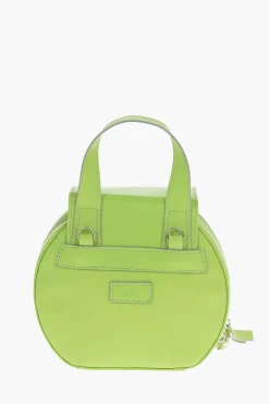 Mini Bag CINCILLA a Spalla in Pelle con Logo Argentato>Ixos Discount