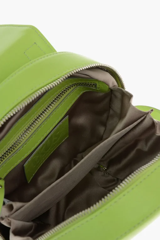Mini Bag CINCILLA a Spalla in Pelle con Logo Argentato>Ixos Discount