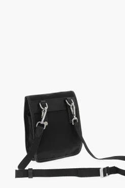 Mini Bag in Tinta Unita con Rifiniture in Pelle>Neil Barrett Hot
