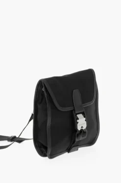 Mini Bag in Tinta Unita con Rifiniture in Pelle></noscript>Neil Barrett Hot