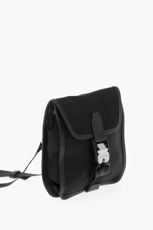 Mini Bag in Tinta Unita con Rifiniture in Pelle>Neil Barrett Hot