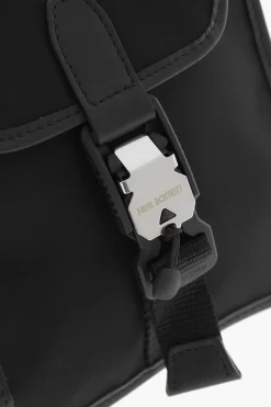 Mini Bag in Tinta Unita con Rifiniture in Pelle></noscript>Neil Barrett Hot