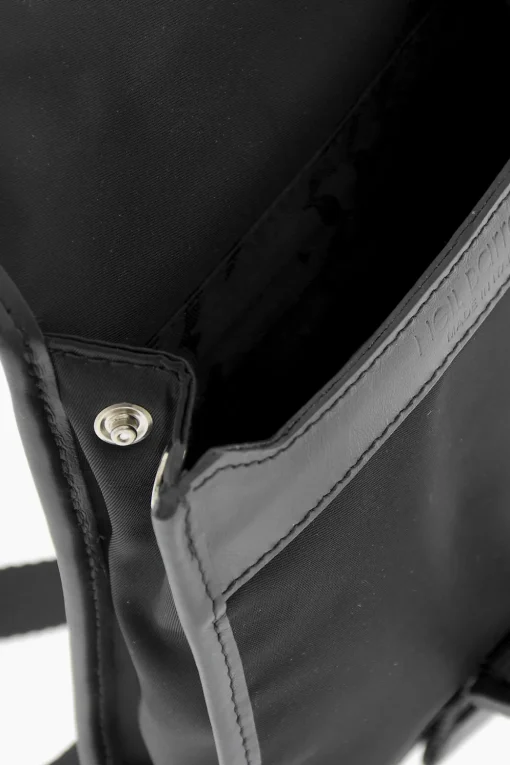Mini Bag in Tinta Unita con Rifiniture in Pelle>Neil Barrett Hot