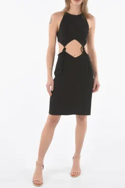 Mini Dress con Dettaglio Cut Out con Laccetti>Bottega Veneta Best