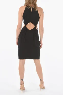 Mini Dress con Dettaglio Cut Out con Laccetti>Bottega Veneta Best