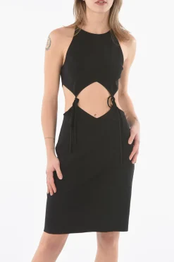 Mini Dress con Dettaglio Cut Out con Laccetti></noscript>Bottega Veneta Best