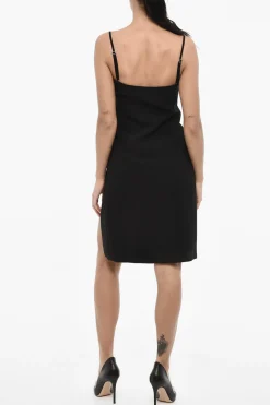Mini Dress Curve Cut Out con Fibbia>Dsquared2 Discount