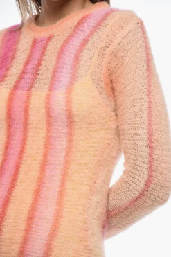Hot Mini Dress M-IKI con Effetto Spazzolato Donna Vestiti