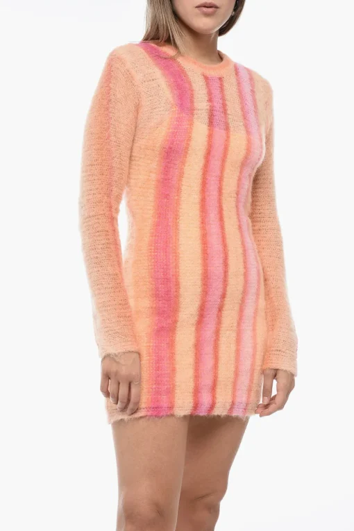 Hot Mini Dress M-IKI con Effetto Spazzolato Donna Vestiti
