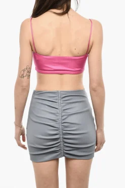 Discount Mini Top Con Dettaglio Logo Donna T-Shirts E Tops
