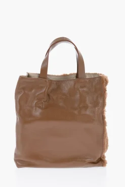Mini Tote Bag MUSEO con Dettaglio in Shearling></noscript>Marni Online