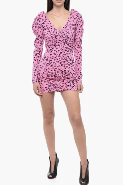 Sale Miniabito in Jacquard con Scollo a V Donna Vestiti
