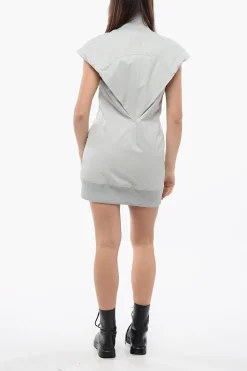 Minidress Imbottito ARTIC con Maxi Zip Frontale>Off-White Best