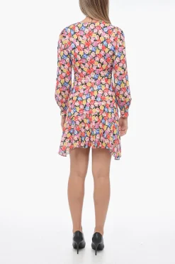 Clearance Minidress Svasato EDITH con Motivo Floreale in Lurex Donna Vestiti
