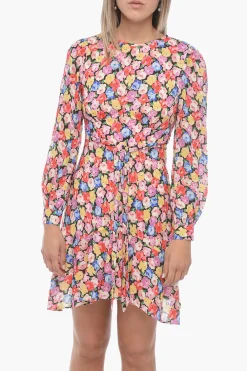 Clearance Minidress Svasato EDITH con Motivo Floreale in Lurex Donna Vestiti