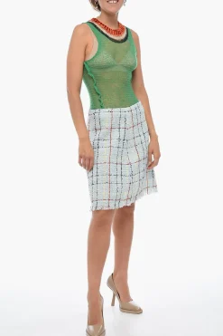 Minigonna a Trapezzio in Tweed></noscript>Marni Clearance