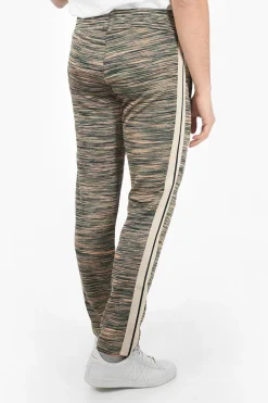 Clearance MISSONI Pantaloni in Maglia con Bande a Contrasto Uomo Pantaloni