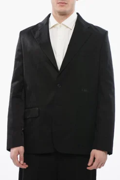 MM6 Blazer Monopetto Con tasche Asimmetriche>Maison Margiela Clearance