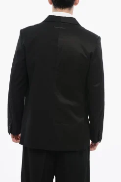MM6 Blazer Monopetto Con tasche Asimmetriche>Maison Margiela Clearance
