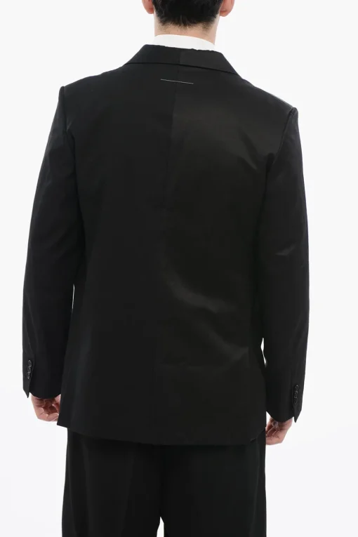 MM6 Blazer Monopetto Con tasche Asimmetriche>Maison Margiela Clearance