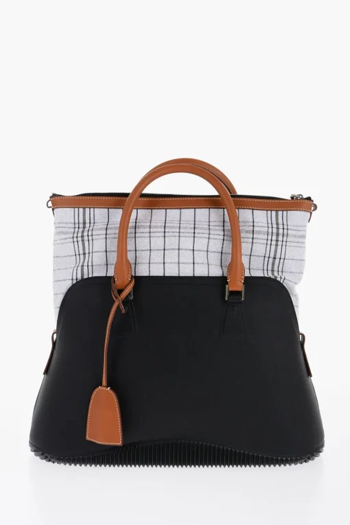 MM11 Borsa a Mano in Gomma con Rifiniture in Pelle>Maison Margiela Best