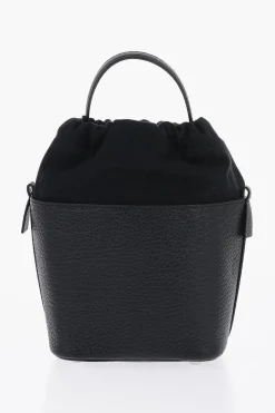 MM11 Borsa a Secchiello 5AC in Pelle Martellata con Tracolla Chain>Maison Margiela New