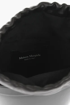 Sale MM11 Borsa a Secchiello in Pelle Lucida con Tracolla Removibile Donna Borse A Spalla