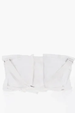 Fashion MM6 Borsa a Spalla in Cotone Donna Borse A Spalla