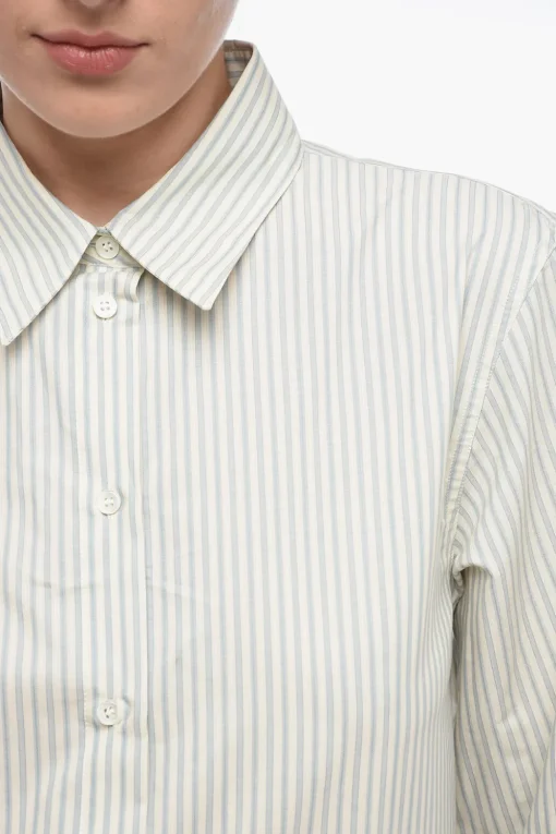 MM6 Camicia in Cotone a Righe Balanced>Maison Margiela Fashion