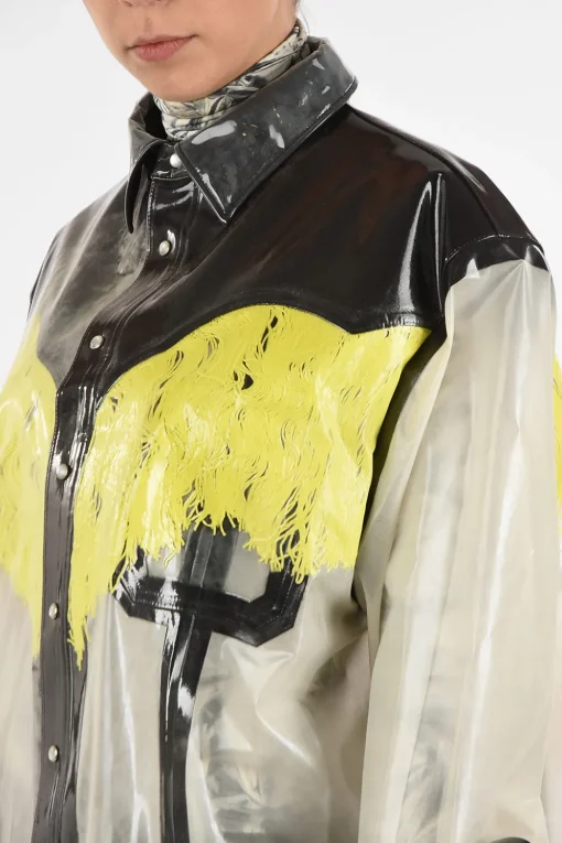 MM0 Camicia laccata Oversize con Bottoni Automatici>Maison Margiela New