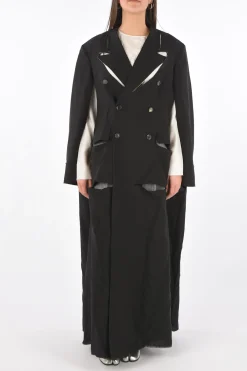 Sale MM0 cappotto doppiopetto con dettagli cut out Donna Cappotti E Trench