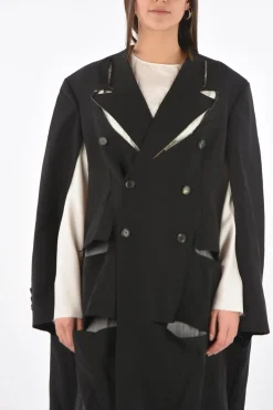 Sale MM0 cappotto doppiopetto con dettagli cut out Donna Cappotti E Trench