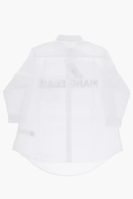 Clearance MM6 Chemisier in Cotone Con Logo Frontale Abbigliamento