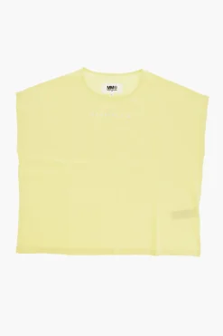 MM6 Copricostume Girocollo in Cotone Leggero>Maison Margiela Kids Online
